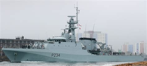 P234 HMS Spey River Class Offshore Patrol Vessel Royal Navy