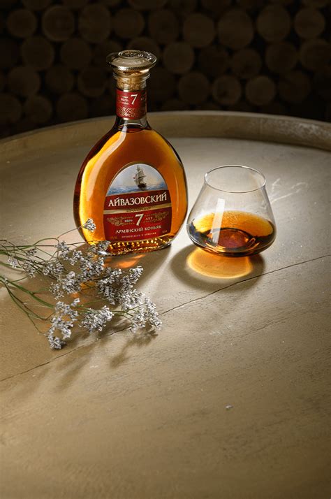 Коньяк Aivazovsky Armenian Brandy 7 Y.O. (gift box with 2 glasses) 0.5 ...