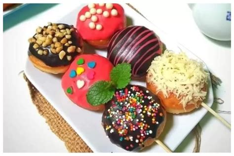 Resep Donat Mini Lembut Dan Empuk Bisa Jadi Sate Donat Imut Bahan