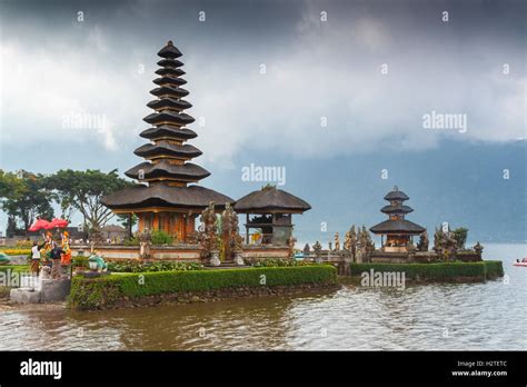 Pura Ulun Danu Bratan. Lake Bratan. Bali. Indonesia, Asia Stock Photo ...