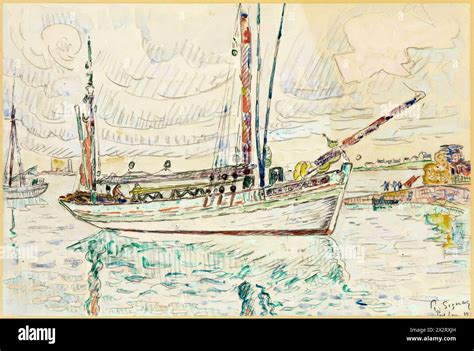 Port Louis Paul Signac Early 20th Century Stock Photo Alamy