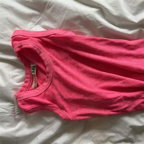 Vintage Havana Hot Pink Tank Vintage Hotpink Depop