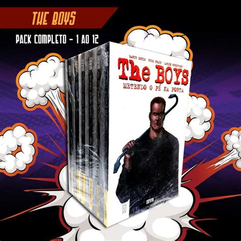 pack  boys vol  ao  colecao completa comic boom