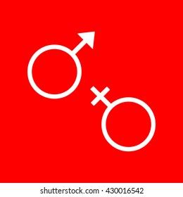 Sex Symbol Sign Vector Grayscale Version 스톡 벡터 로열티 프리 659375167