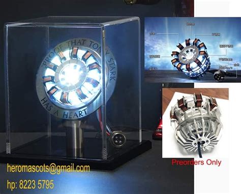 Tony Stark Arc Reactor Mk2 Ironman Avengers Hot Toys Hobbies Toys Toys Games On Carousell
