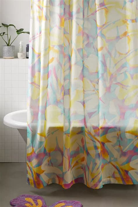 June Tropical Shower Curtain Urban Outfitters Canada