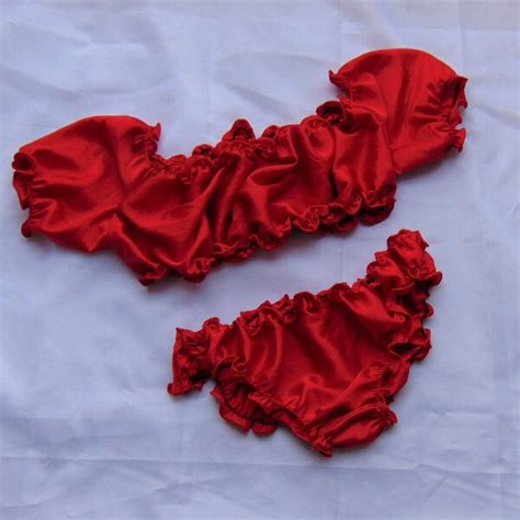 Satin Lingerie Set Etsy
