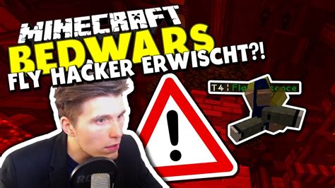 FLY HACKER ERWISCHT KAMPF GEGEN EINEN TRUTHAHN Minecraft Bedwars