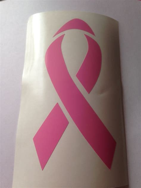 Awareness Ribbon Decal Car Decal Breast Cancer Awareness Etsy