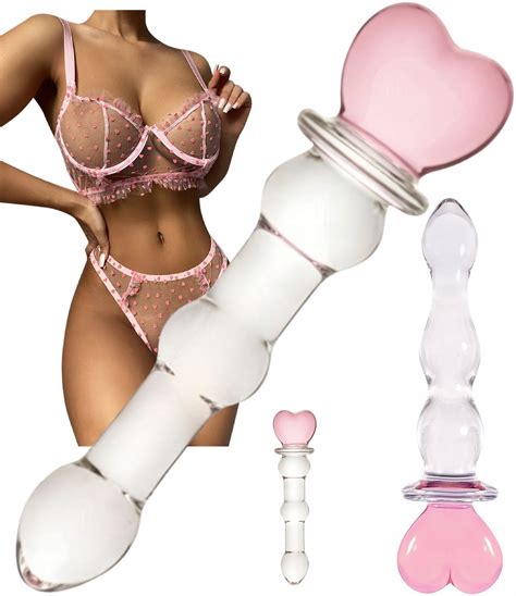 Szklane Dildo Korek Analny Serce D Ugi Sonda Sex Allegro Pl