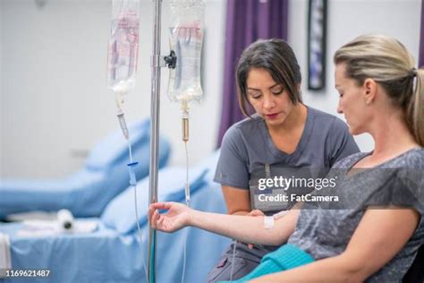 iv treatment   premium high res pictures getty images