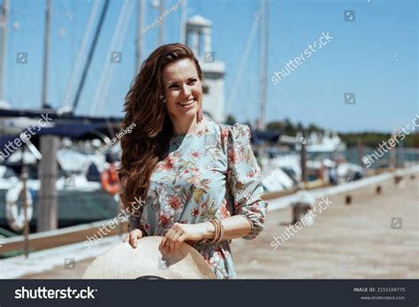Brunette Woman Summer Dress Images Stock Photos Vectors Shutterstock