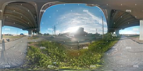 360° view of Novy Urengoy Bridge - Alamy