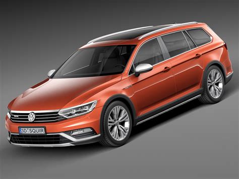 Volkswagen Passat Alltrack 3d Model