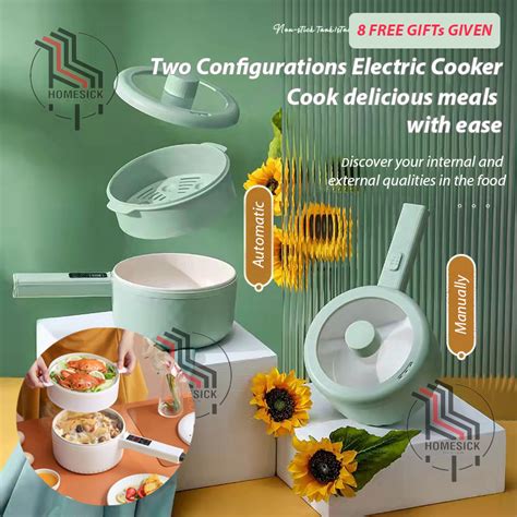 Ship In H Premium L Multi Purpose Electric Cooker Non Stick Pan And Steamer Hot Pot Rice