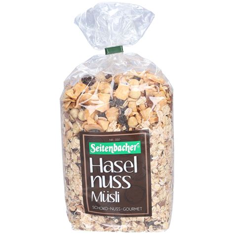 Seitenbacher Haselnuss Müsli Schoko Nuss Gourmet 750 g Shop Apotheke