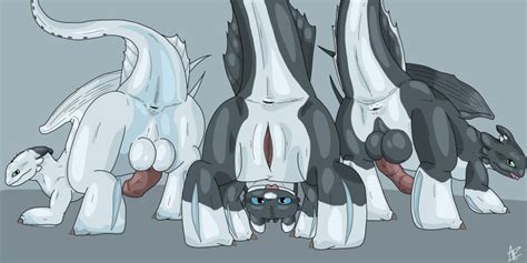 Rule 34 Balls Black And White Black Nose Black Skin Blue Eyes Claws Dart Httyd Dick Dragon