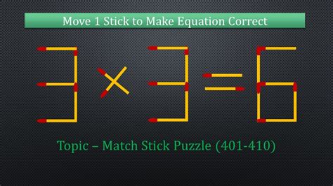 Brain Teaser Iq Test Solve The Matchstick Puzzle In Seconds Youtube