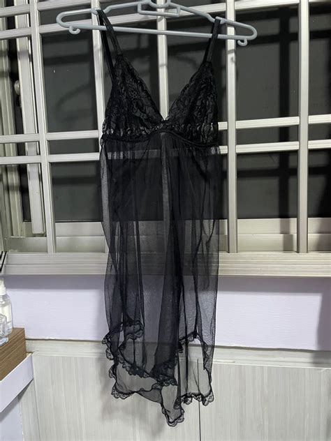 Black See Through Lingerie Women S Fashion Dresses Sets Dresses On