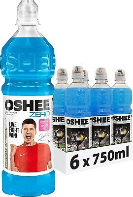 Oshee Isotonic Zero Multifruit Flavour Hydration Drink 750ml Pack Of 6