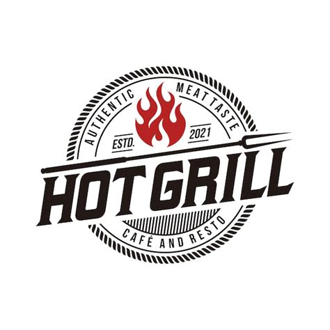 Premium Vector Barbecue Grill Logo