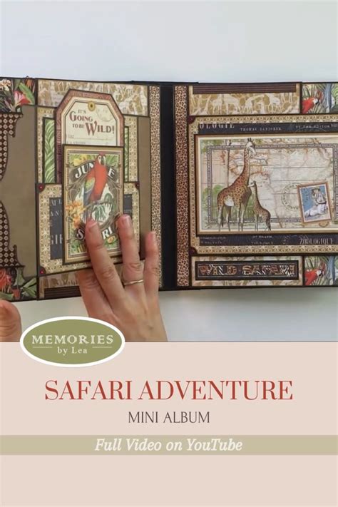 Safari Adventure Mini Album Pdf Tutorial Graphic Mini Album