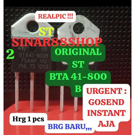 Jual ST BTA41-800B BTA 41-800B 41-800 B SCR THRYSTOR ST ORIGINAL IGBT ...