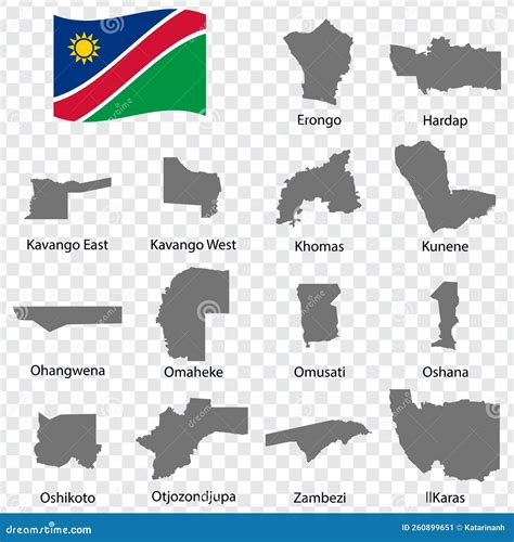 Fourteen Maps Of Senegal - Alphabetical Order With Name. Every Single
