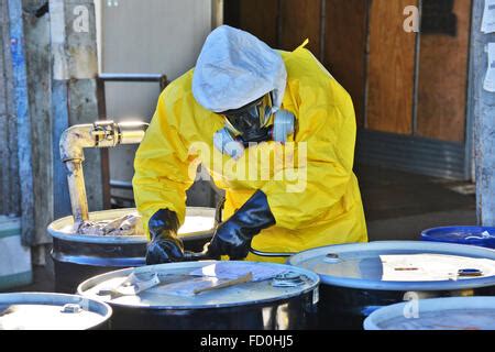 Hazardous Material Handling Stock Photo Alamy