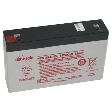 EnerSys DataSafe NPX-35-6 Lead Acid Battery - Battery Store, Inc.