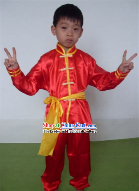 Traditional Chinese Dragon Dancer Costume for Kids