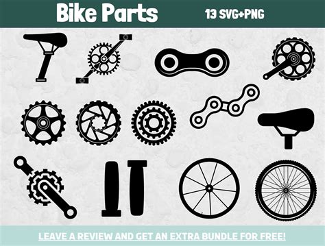 Bike Parts Svg Svg Files For Cricut Bike Png Bike Wheel Etsy Australia