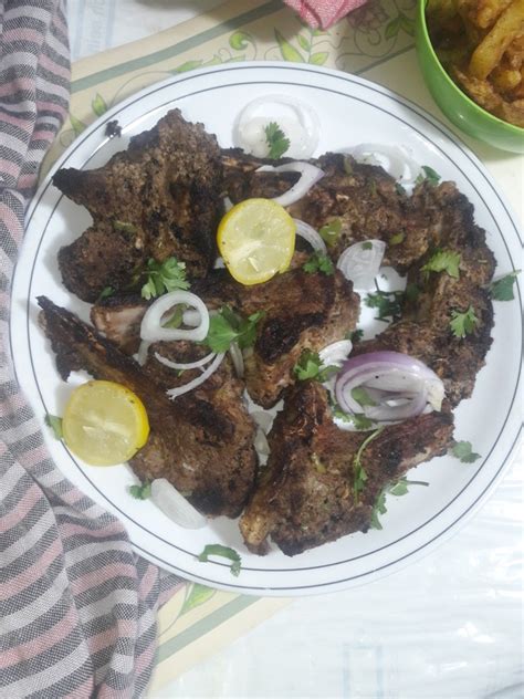 Grilled Mutton Chops Recipe Yummy Traditional