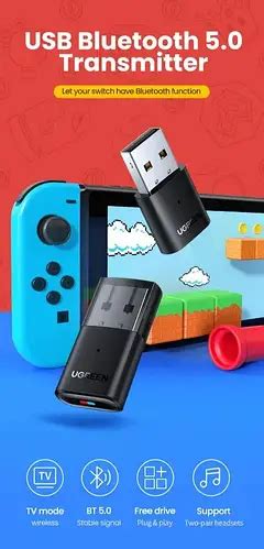 Bluetooth-адаптер Ugreen CM408 USB Bluetooth 5.0 передатчик для ...