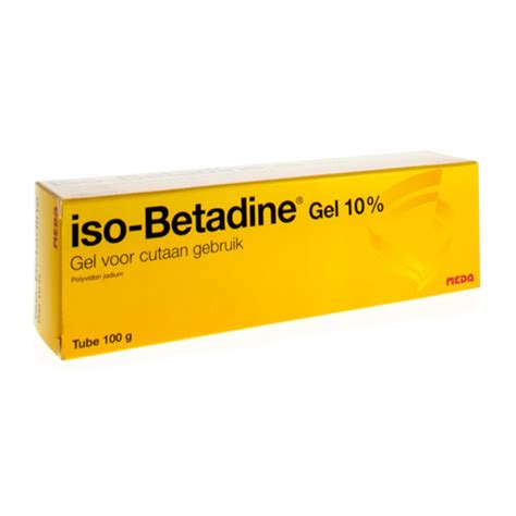 Iso Betadine Gel Tube 100 G Apotheek Humblet