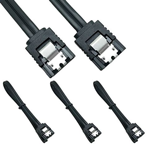 3 Pack Straight 18 Inch SATA III 6 0 Gbps Cable Pricepulse