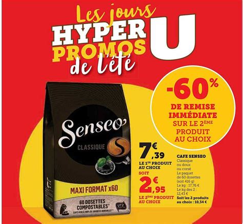 Promo Caf Senseo Chez Hyper U Icatalogue Fr