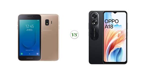 Samsung Galaxy J2 Core vs OPPO A18: Side by Side Specs Comparison