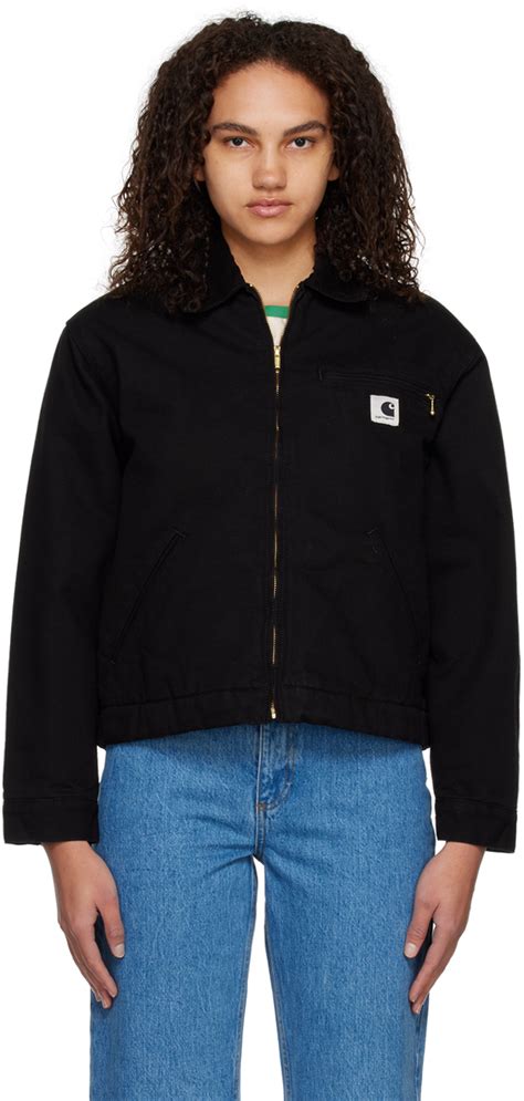 Carhartt Work In Progress Blouson Detroit Noir SSENSE France