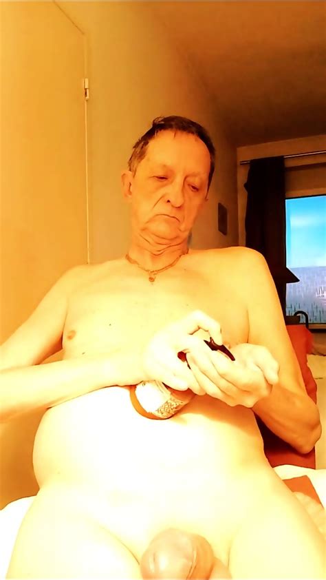 Nude Spreading Cream On My Face And Dick