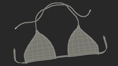 Triangle Bikini Top Model Turbosquid