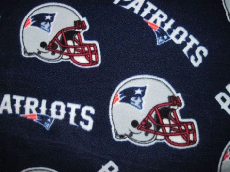 Patriots Print NFL No Sew Throw Blanket/ No Sew No Knot | Etsy | Throw ...