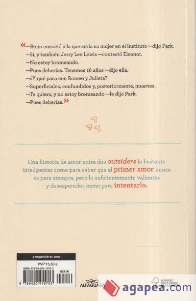 Eleanor Y Park Rainbow Rowell 9788420415703