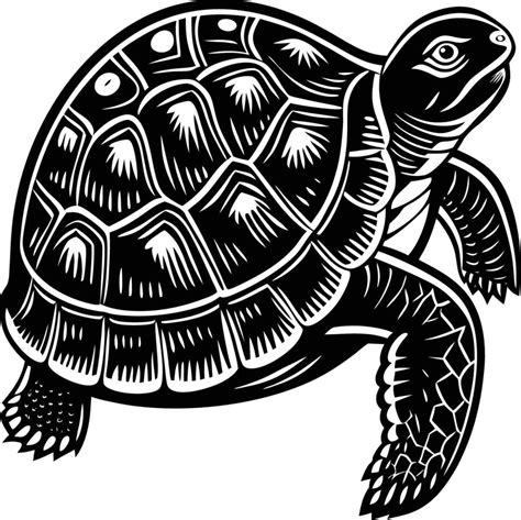 Black Turtle Artwork 54768851 Vector Art At Vecteezy