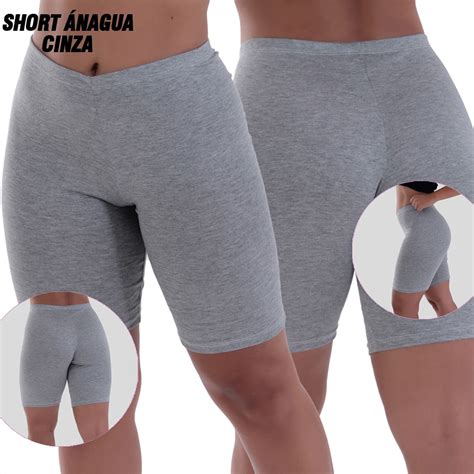 Short Nagua Cintura Alta Algod O Penteado Click Mais Bonita Lingerie Naguas