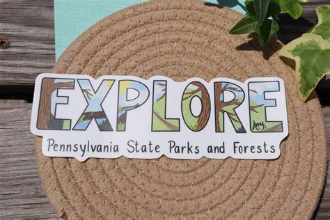 Pennsylvania State Parks and Forests Sticker — Sisters’ Sunflowers