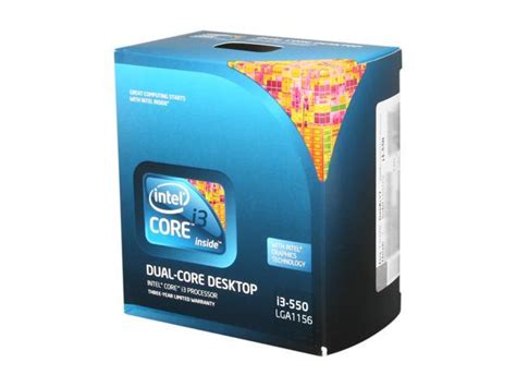 Intel Core i3-550 - Core i3 Clarkdale Dual-Core 3.2 GHz LGA 1156 73W ...