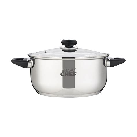 Кастрюля Bravo Chef L'Appetit с крышкой и бакелитовыми ручками, 18 см ...