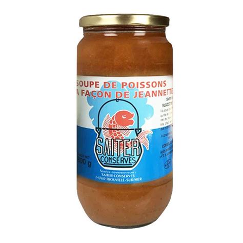 Soupe de poisson façon Jeannette sans crustacés 800g Maison Saiter