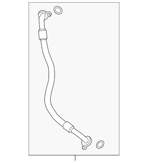 A C Refrigerant Suction Hose Volvo Volvo Oem